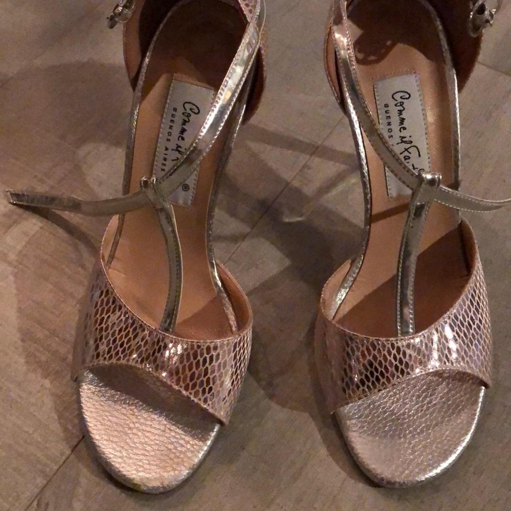 Silver 3.6 inch Comme il faut shoes